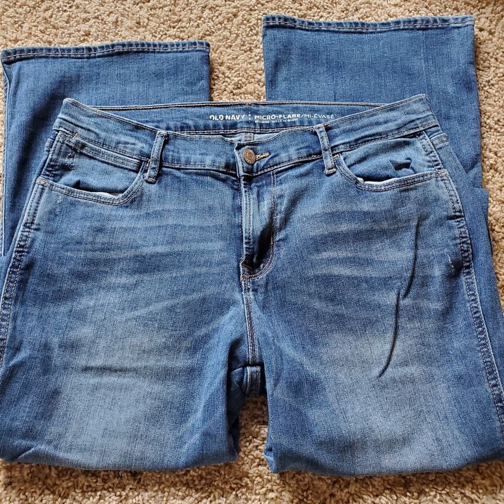 Old Navy Micro-flare mid-rise jeans